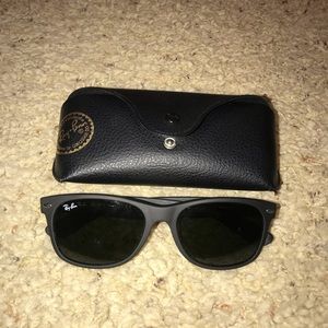 NEVER WORN Black Ray Bans